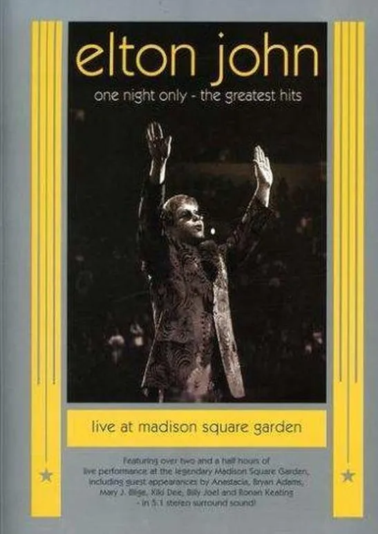 Omslag van Elton John - One Night Only: Greatest Hits