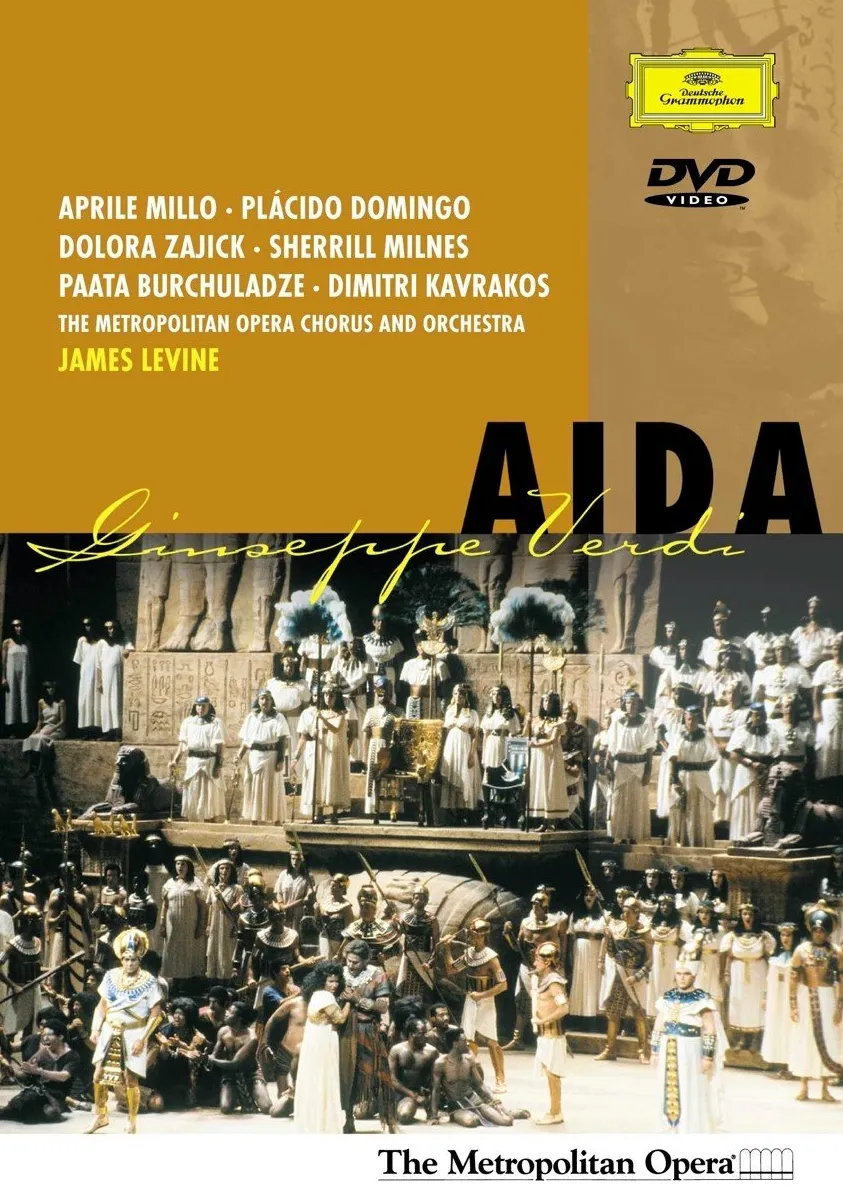 Omslag van Metropolitan Opera Orchestra, James Levine - Verdi: Aida (DVD) (Complete)