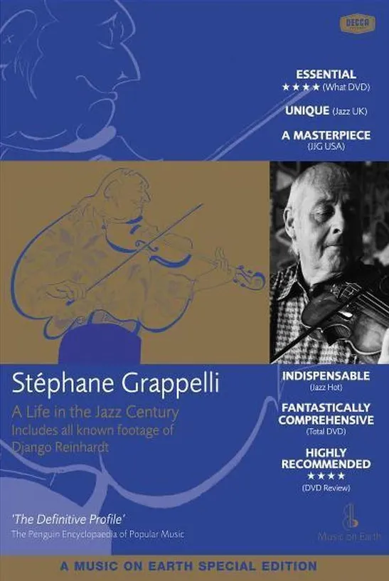 Omslag van A Life In The Jazz Century - Stephane Grappelli
