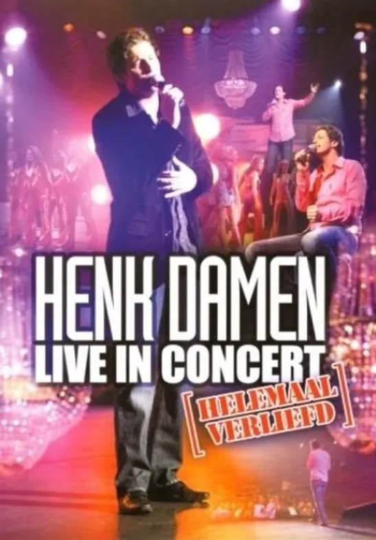 Omslag van Henk Damen - Live In Concert: Helemaal Verliefd DVD