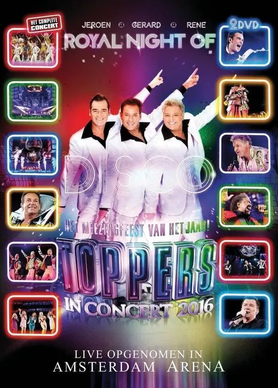 Omslag van Toppers - Toppers In Concert 2016 - Royal Night Of Disco (DVD)