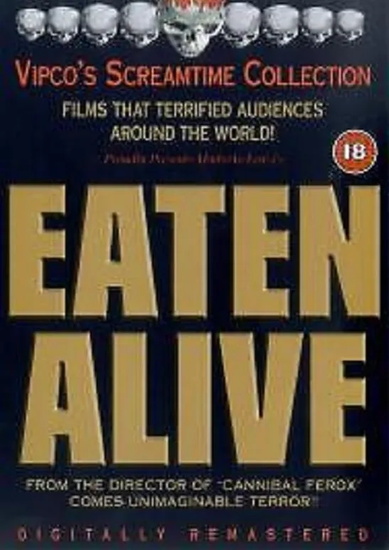 Omslag van Eaten Alive (1980 DVD, 2003) - Vipco's Screamtime Collection