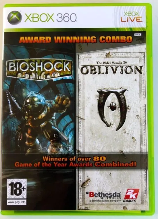 Omslag van Bioshock + Oblivion Double Pack (Gebruikt)