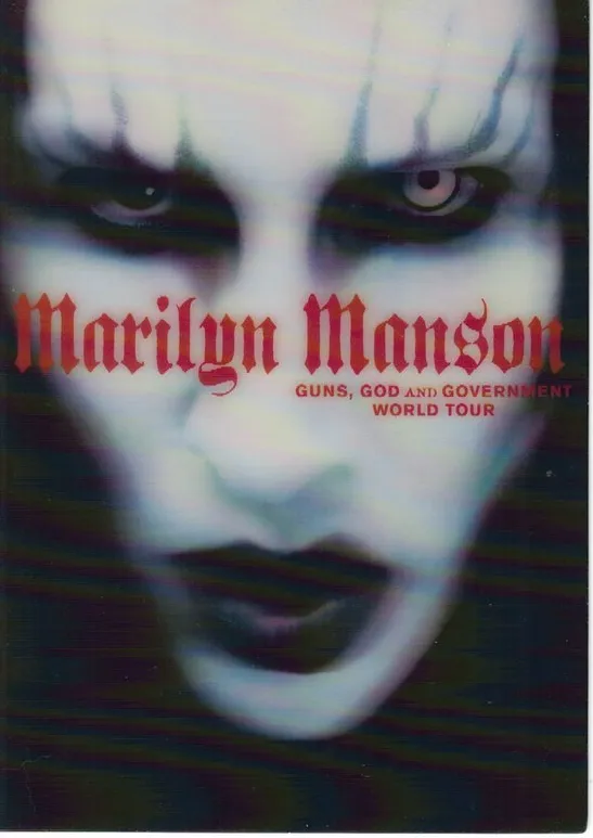 Omslag van Marilyn Manson - Guns, Gods ans Government World Tour