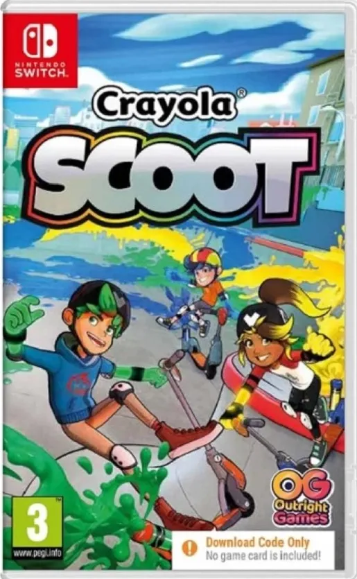 Omslag van Crayola Scoot Nintendo Switch - Code-in-a-box