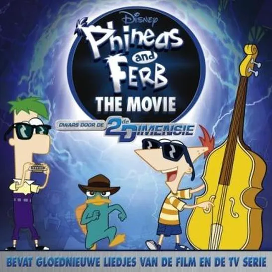 Omslag van Phineas & Ferb The Movie DVD + CD