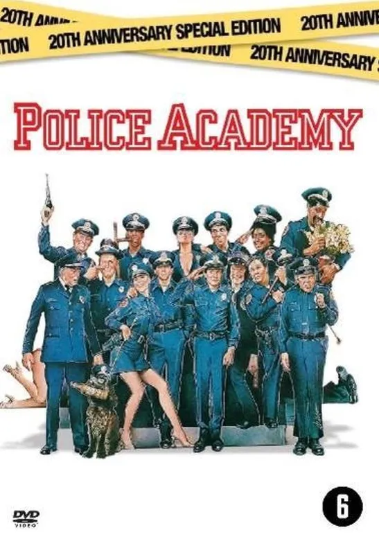 Omslag van POLICE ACADEMY SE /S DVD NL