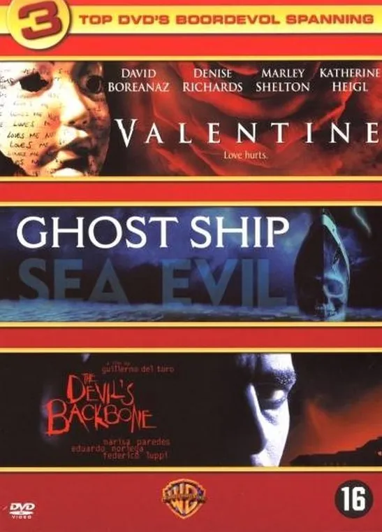 Omslag van Valentine / Ghost Ship / Devil's Backbone