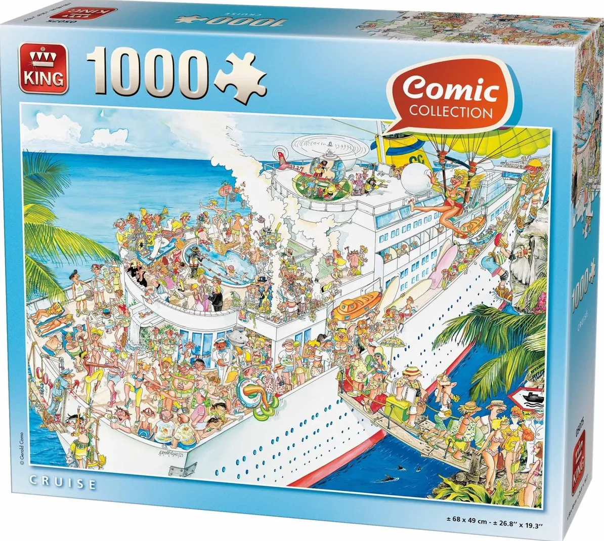 Omslag van Comic Cruise - Puzzel - 1000 Stukjes