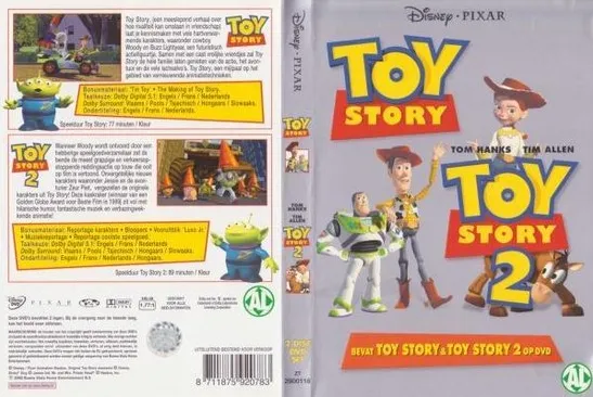 Omslag van Toy Story 1 & 2