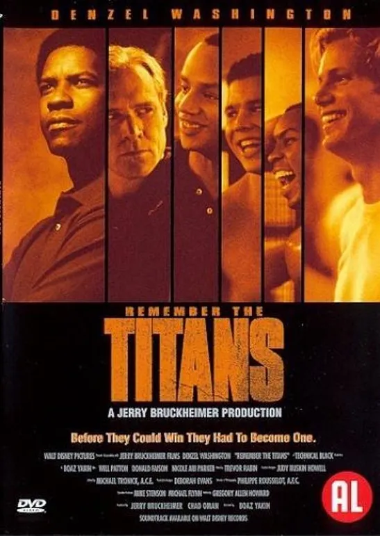 Omslag van REMEMBER THE TITANS DVD NL
