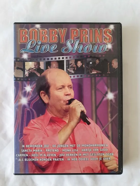 Omslag van Bobby Prins Live Show DVD