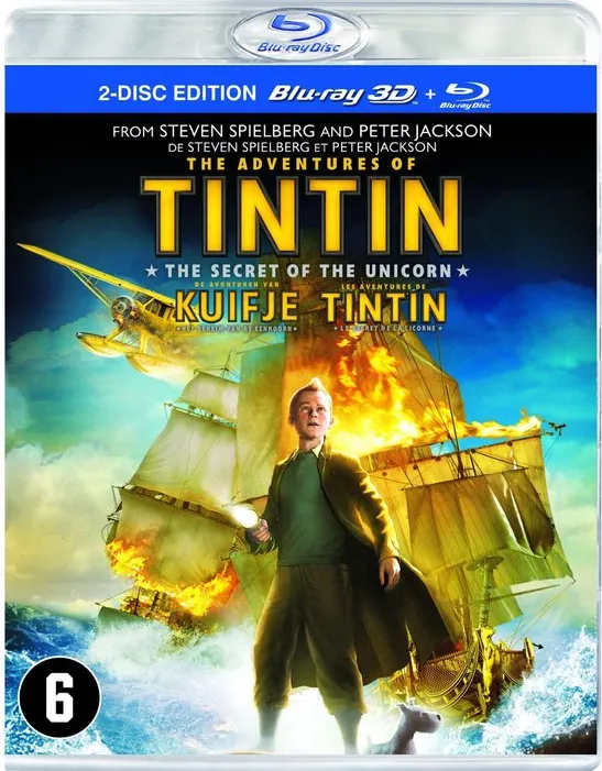 Omslag van Kuifje:Het Geheim Van De Eenhoorn (Blu-ray)