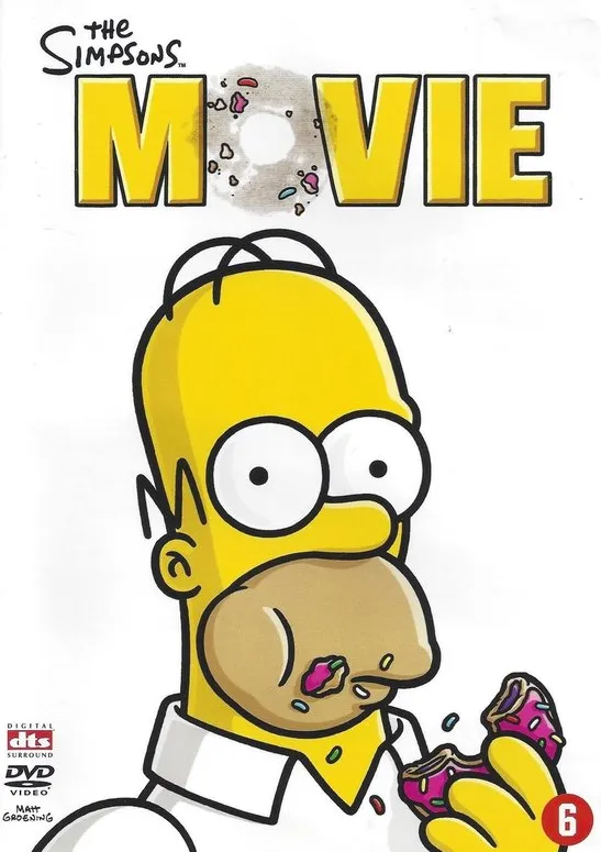 Omslag van The Simpsons Movie