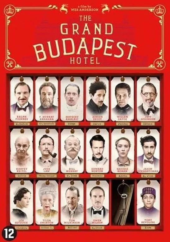 Omslag van Grand Budapest Hotel (DVD)