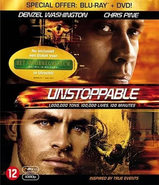 Omslag van Unstoppable (Blu-ray+Dvd Combopack)