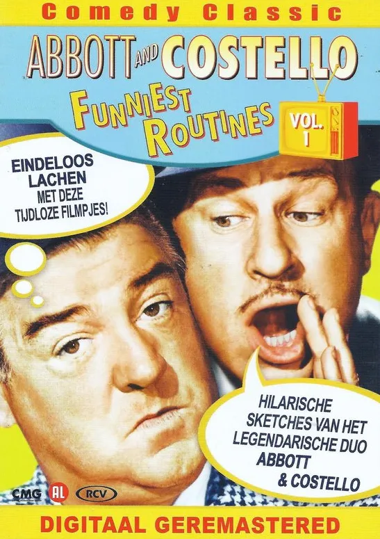 Omslag van Abbott And Costello Funniest Routines Vol.1 DVD Komedie Verzamel DVD