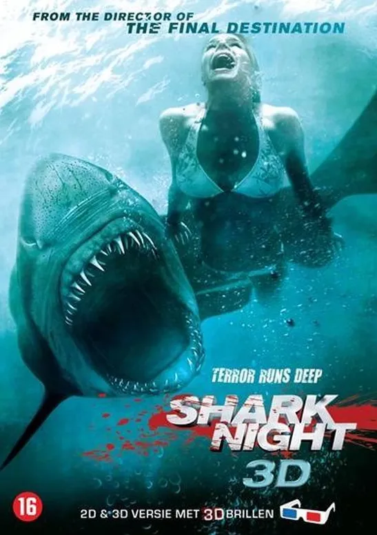 Omslag van Shark Night (3D+2D Dvd)