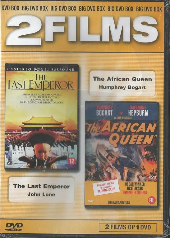 Omslag van THE LAST EMPEROR + THE AFRICAN QUEEN (R2)