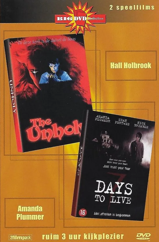 Omslag van The Unholy - 7 Days To Live - 2FILMpack