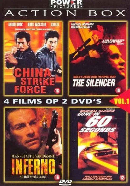 Omslag van Action Box 1 (2DVD)