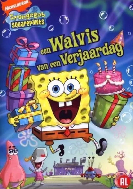 Omslag van SpongeBob SquarePants - Een Walvis Van Een Verjaardag