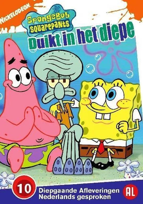 Omslag van SPONGEBOB: DUIKT IN HET DIEPE (D)