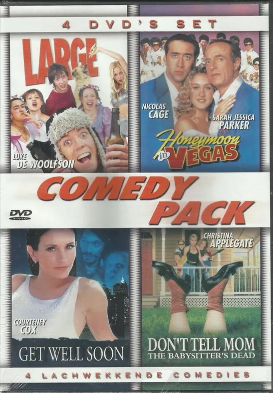 Omslag van Comedy Pack 4 DVD