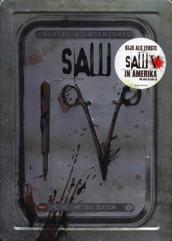 Omslag van Saw 4 (2DVD)(Steelbook)