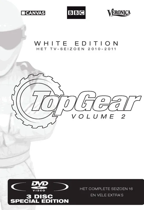 Omslag van Top Gear - Volume 2: Seizoen 2010-2011 (Special White Edition)