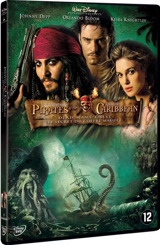 Omslag van Pirates Of The Caribbean 2 - Dead Man's Chest (DVD)