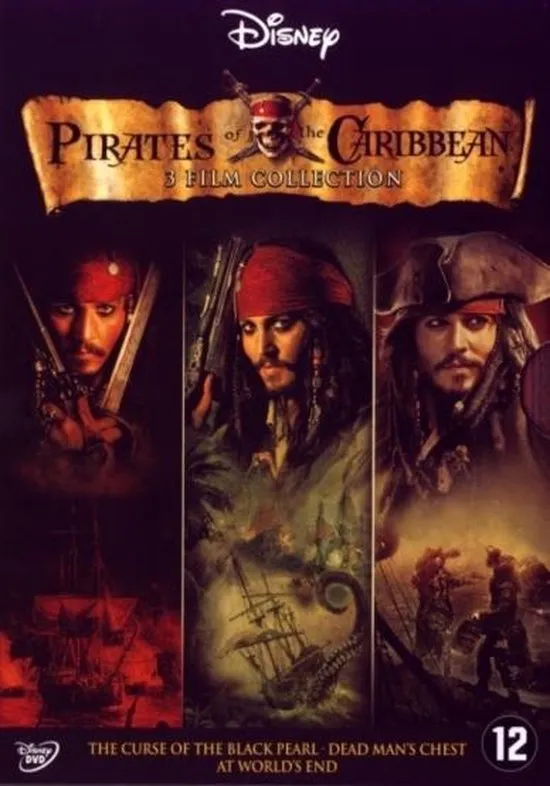 Omslag van Pirates Of The Caribbean 1 t/m 3