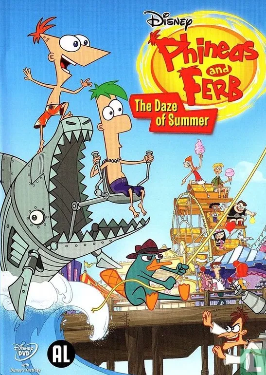 Omslag van PHINEAS AND FERB: DAZE OF SUMMER V2 DVD