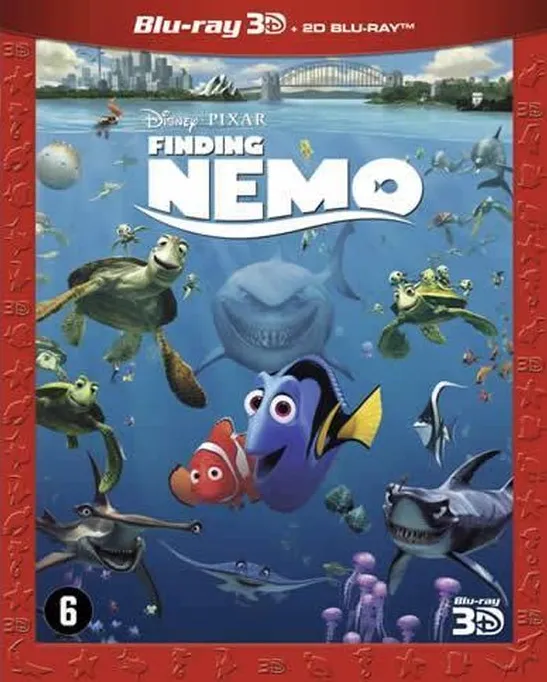 Omslag van Finding Nemo 3D Blu-ray