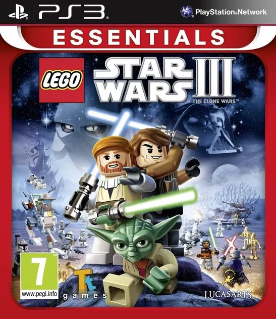 Omslag van Lego Star Wars III The Clone Wars Essentials - PS3