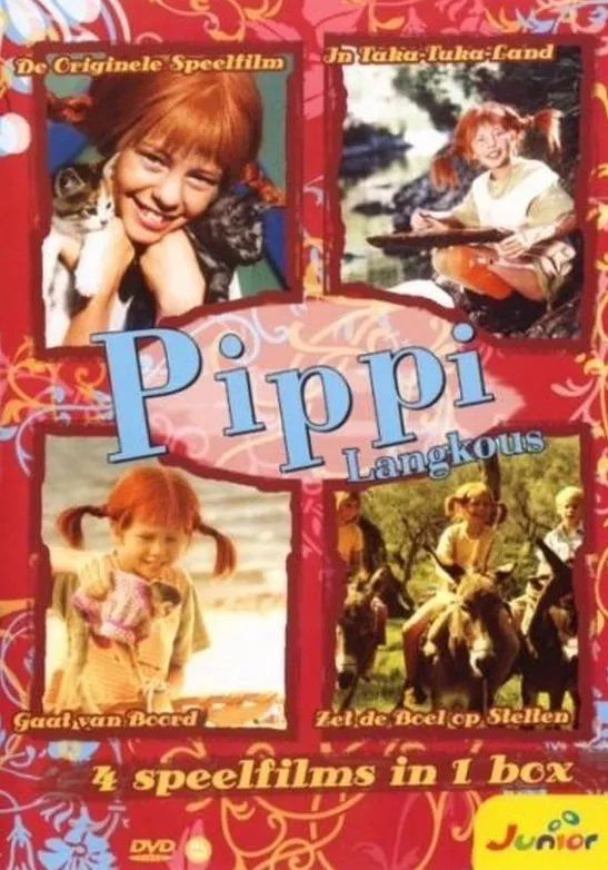 Omslag van Pippi Langkous Speelfilms Box