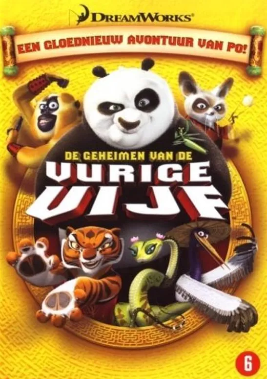 Omslag van Kung Fu Panda - Geheimen Van De Vurige Vijf