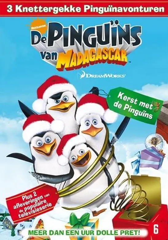 Omslag van De Pinguïns Van Madagascar - Kerst Met De Pinguïns
