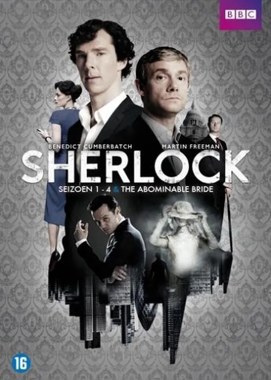 Omslag van Sherlock seizoen 1-4 + Abominable Bride (Losse Seizoenen + Film)