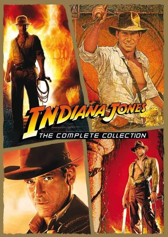 Omslag van Indiana Jones - 4 - Movies Collection (DVD)