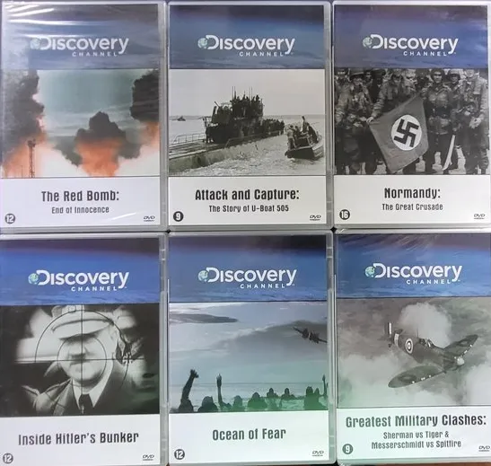 Omslag van Discovery oorlogs Documentary 6 dvd