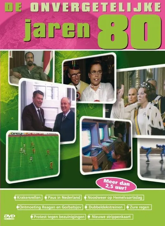 Omslag van De Onvergetelijke Jaren 80 Dvd