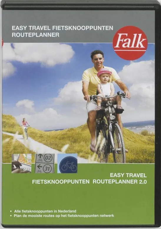 Omslag van Fietsknooppunten Routeplanner 3.0 Easy Travel Dvd
