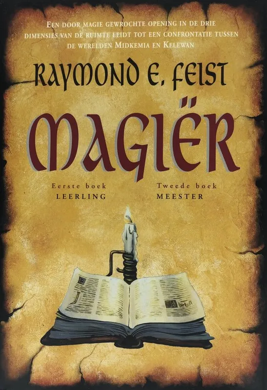 Omslag van Magier (Eerste boek: Leerling - en tweede boek: Meester)