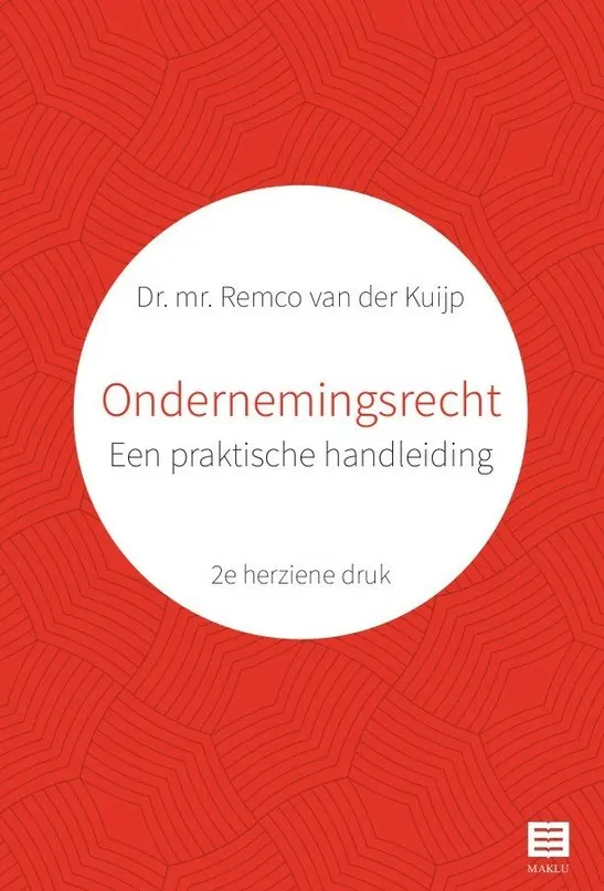 Omslag van Ondernemingsrecht - Een praktische handleiding