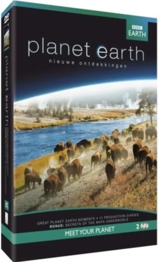 Omslag van BBC Earth - Planet Earth Nieuwe Ontdekkingen
